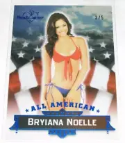 2015 Benchwarmer Signature BRYIANA NOELLE All American #5 Blue Foil/5 PLAYBOY