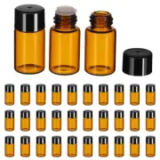 50 Pcs Essential Oil Bottling Travel Perfume Sample Bottles Glass Vials
