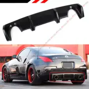 For 2003-2009 Nissan 350Z Z33 Fairlady Z JDM Shark Fin Rear Bumper Diffuser Lip