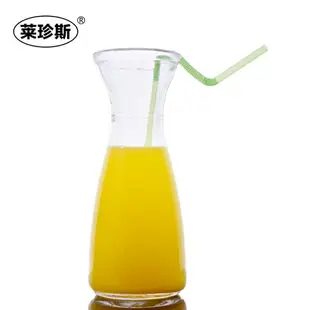 加厚冰桔茶瓶官山瓶玻璃瓶果汁飲料檸檬冰菊冷飲瓶牛奶瓶冷水瓶子