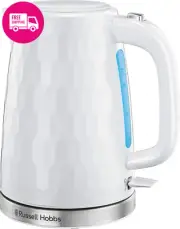 Russell Hobbs Honeycomb Cordless Kettle – 1.7L, 3000W, Rapid Boil