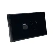 Black GPO Single Power Point Socket