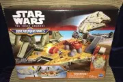 New Star Wars Force Awakens Micro Machines Millenium Falcon Playset Flametrooper