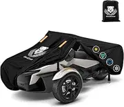 ClawsCover Can-Am Spyder Cover Waterproof Outdoor,Heavy Duty Anti-Fade Tear-Proof Polyester,Compatible with 2010-2024 Can-Am Spyder RT/RT Limited/RT SEA-to-Sky-111.5Lx61.2Wx57.6H Inch