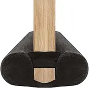 Door Draft Stopper Door Seal Strip for Door Without Adhesive Bottom Seal Sound Blocker Wind Stopper Block Noise for Front Door Shower Bathroom,Machine Washable Black