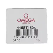 100% Authentic Omega Seamaster 20 mm Steel Watch Band Half Link 115ST1504