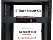 Rack Mount Kit for Scarlett 18i8 3rd Gen 1.5U 19” Rack Mount - 4 Variations