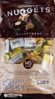 Hershey's Milk Chocolate Nuggets Assortment 52 oz - 145 Pieces - FREE SHIPPING