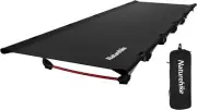 Black Naturehike Camping Cot Portable Folding Single Bed Ultralight Tent Outdo