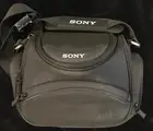 Genuine Sony Black Compact Camera Case Carrying Bag Alpha OEM