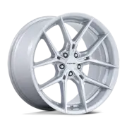 Niche 1PC NC279 PRODIGY 5 20X10.5 5X114.3 40mm Silver With Machined Face Wheel
