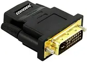 EZONEDEAL DVI to HDMI Adapter, Bidirectional Female HDMI to DVI-D(24+1) Male Adapter with Gold-Plated for Computer, Monitor, Projector, TV, PS3/4/5 Nintendo Switch and More