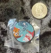 SDCC 2024 Symbiote Studios Rock Paper Scissors Pin Cat Pin New Sealed