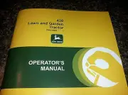 NEW JOHN DEERE 430 OPERATORS MANUAL LAWN MOWER GARDEN TRACTOR