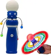 Windy City Novelties Hand-Held LED Light Up Galaxy Spinner with Flashing LED Lights