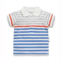 在飛比找momo購物網優惠-【Purebaby】澳洲有機棉 兒童短袖上衣/T恤(男童 有