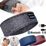 Bluetooth 5.0 Wireless Headset Sports Stereo Headband Run Sleep Music Headphones