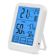 Digital Touch Screen Indoor Hygrometer Light