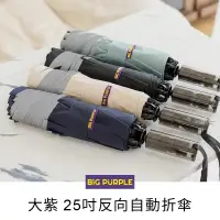 在飛比找蝦皮購物優惠-【雨傘王西門】《BigPurple 大紫25吋反向自動折傘》