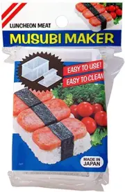 3186, Japanese Musubi Maker Musubi Mold Hawaii Luncheon Meat Sushi Press Rice Ba