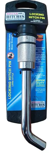 Mister Hitches Hitch Pin Lock - J-Style Useable Length Up To 95MM (MHPL8)