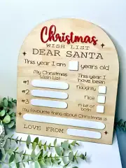 Dear Santa Christmas Wish List - Reusable