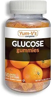 YumVs Complete Glucose Gummies, Orange Flavor, (60 Ct); Chewable Nutritional Supplement for Men and Women, Vegan, Gluten Free, Kosher, Halal