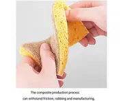 Cloth Cloths Block Sponge Dishwashing Household Cleaning Pad Cap Dishwasher Sponge Dishwashing Dish Block Cleaning Artifact Kitchen Kitchen Towels (Size :