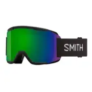 Smith Squad Snow Goggles, Black Frame, ChromaPop Everyday Green Mirror Lens