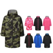 Deck Coat Swimming Parka Water and Wind Proof Hooded Cloak for Surfing Diving