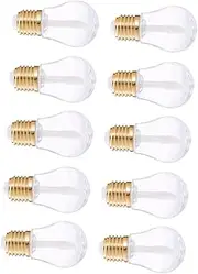 Ipetboom 10pcs Light Bulb Pump Clear Lip Oil Refillable Lipstick Bottles Oil Spray Bottle Liquid Lipstick Container Lip Tint Products Stain Foaming Hand Soap Dispenser Cream Plastic Golden