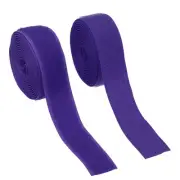 Sew on Hook and Loop Tape, 1 Inch Nylon Fastener Strips 2 Yards (Purple)