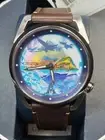 Citizen Men Eco-Drive 42mm Avatar Pandora Ocean Reef Brown Lthr Watch AW2060-02W