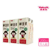 在飛比找momo購物網優惠-【Yakult 養樂多】鮮豆漿(200ml*6入/組)