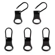 5pcs Zipper Pull Replacement, Detachable Zipper Tab Zipper Pullers Repair