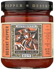 Desert Pepper Salsa Diablo - Hot - 16 oz (Pack of 3)