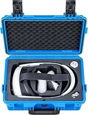 Lykus Titan OQ200 Waterproof Hard Case, Works with Quest 3S/Quest 3/Quest 2, Fit Official Elite Head Strap, Better Protection [CASE ONLY]