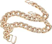 [Holibanna] 2pcs DIY Shoe Charms Chain Decorative Accessory for Sandals Stylish Shoe Chain to Enhance Footwear Appearance and Showcase Unique Fashion Taste
