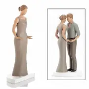 LUXE Wedding Topper Bride and Groom ARTISAN Wedding Cake Toppers Decorations