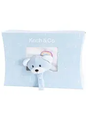 Baby Gift Box - Bear Comforter and Blanket - Baby Blue