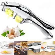 Garlic Press Garlic Press Slicer Stainless Steel 2 in 1 Garlic Mincer GrSvO