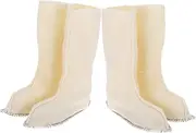 Angoily Cozy Boot Liners for Men Warm Liners Insulation for Rain Boots Work Boots Detachable Washable