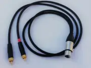 6'ft Mogami Cable Neutrik XLR Female to Dual RCA Male L-R Splitter Duplicator