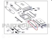 Mercedes-Benz Front Sunroof Roller Blind A2537802300