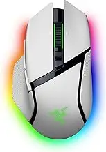 Razer Basilisk V3 Pro 35K - Fully Customizable Wireless Ergonomic Gaming Mouse with Chroma RGB - 35K Optical Sensor (Configurable Rocker Wheel, 1K Hz Polling Rate, 13 Customizable Buttons) White