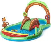 H2OGO! Friendly Woods Inflatable Play Pool Center