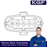 KGF Mass Air Flow Meter Sensor Fits Vauxhall Vectra Frontera Saab 9-3 #2
