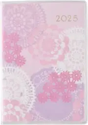 New Nolty Pagem Planner 2025 Monthly Lumiere Petit Lotus Pink 2177 from Japan