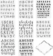 Alphabet Cake Stamp Tools Cookie Stamp Set Alphabet Numbers Fondant Cake Mold (9 pieces)