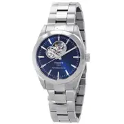 Original Tissot Gentleman Powermatic 80 Open Heart Automatic Blue Dial Men's Watch T127.407.11.041.01